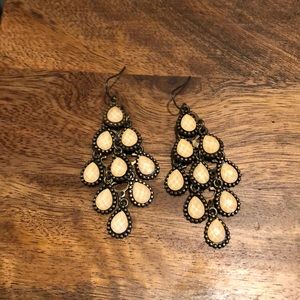 COPY - Urban Outfitters Tiered Brass Dangly Earrings